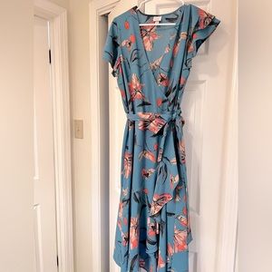A New Day floral wrap dress